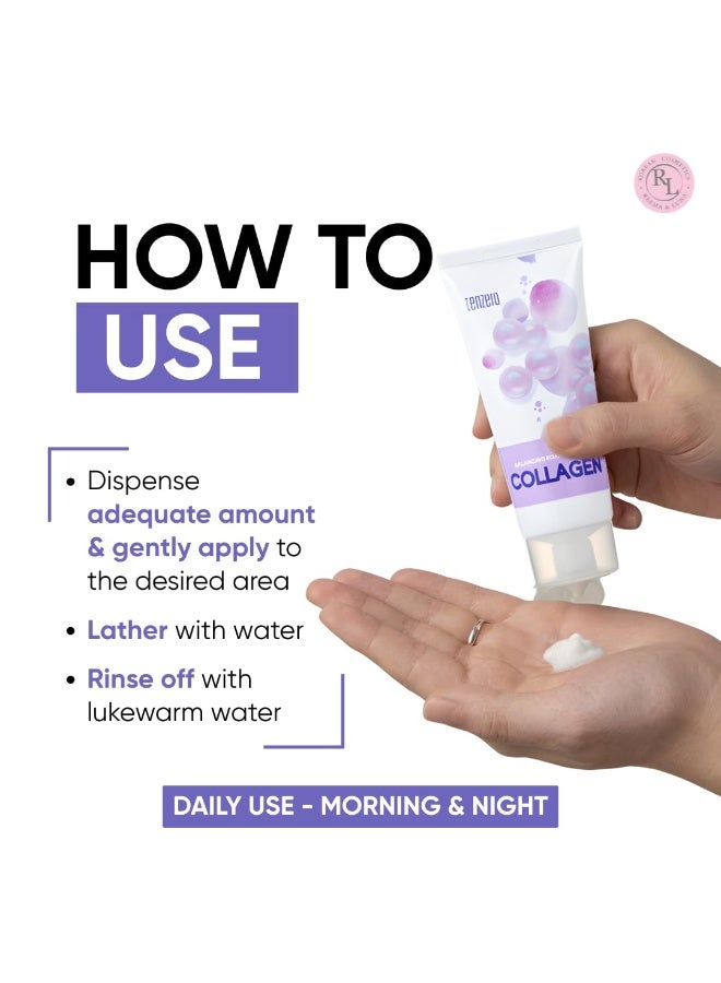 tenzero Collagen Balancing Foam Cleanser 100ml - Image 2